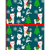 Kids Story Writing & Drawing Book: Festive Christmas Llama Pattern - Paperback