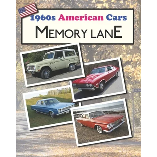1960s American Cars Memory Lane: large print picture book for dementia patients - Paperback