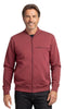 Men's Zip-Up Baseball Fleece Jacket — Lightweight Cotton Blend