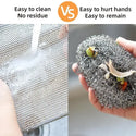 Wholesale Metal Steel Wire Rags Cloth Home Kitchen Pot Pan Dishwashing Double-Sided Dishcloth Cleaning Cloths Towel Scrubber Rag