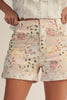 Floral Patchwork Shorts