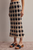Crochet Diamond Midi Skirt