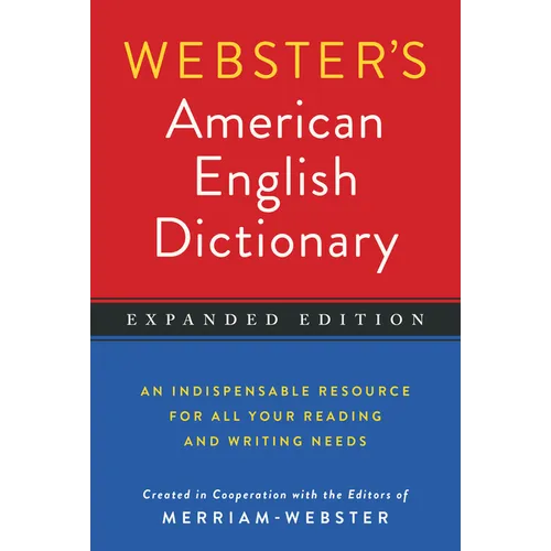 Webster's American English Dictionary, Expanded Edition - Paperback