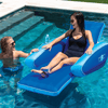WOW Watersports Modern Lounger Pool Float with Cup Holder and Reclining Back