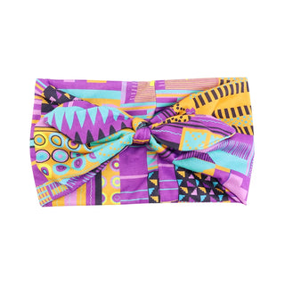 Buy 238-geo-purple African Pattern Print Headband