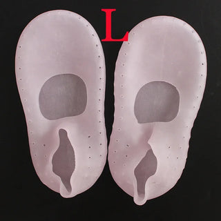 Buy l-pink-39-41 1 Pair Gel Sock Silicone Foot Care