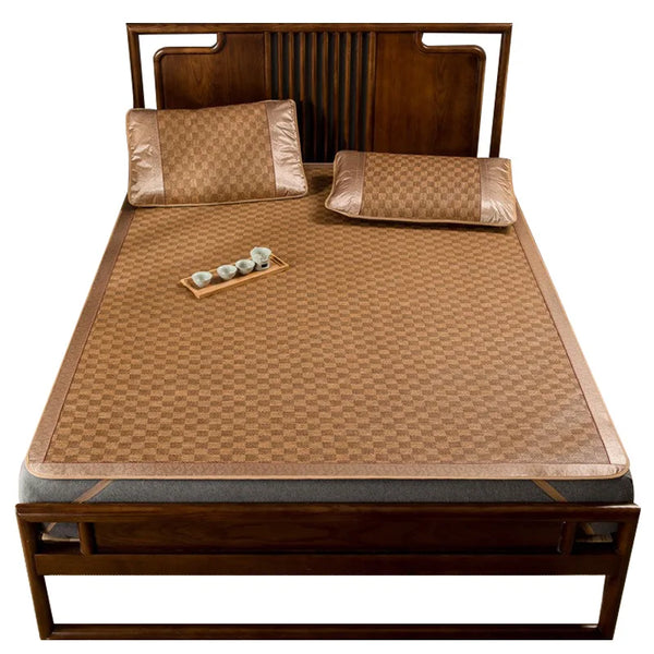 Japanese Tatami Rattan Mat Thin Summer Cool Mattress for Bed Carpet Bedroom Living Room Rug Kid Play Mat Children's Cool Mat