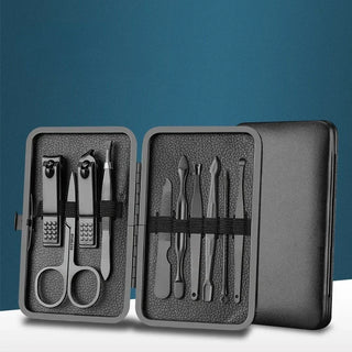 Buy 10pc-black Stainless Steel Nail Clipper Set