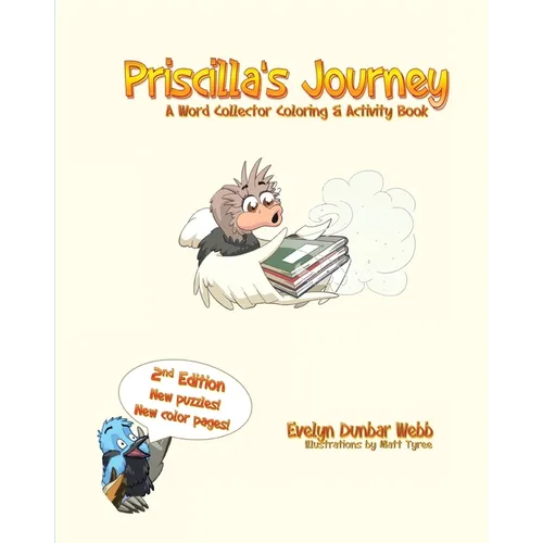 Priscilla's Journey: A Word Collector Coloring & Activity Book - Paperback