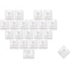 XVX Fizz Heart Series Cherry Profile PC 21-Key Artisan Keycap Set