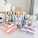 Striped Towel Bath Set