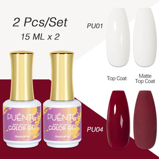 Buy 15ml-color-gel-01-04 Gel Nail Polish Kit