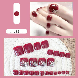 Buy j85 Pro Artificial Acrylic Toe False Nails