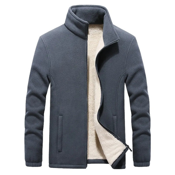 Mens Thick Fleece Jackets Men Outwear Sportswear Wool Liner Warm Jackets Coats Man Thermal Coat Men Winter Coat Plus Size M- 9XL