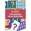 2,000+ Challenging Trivia Questions: Saturday Night Trivia - Paperback