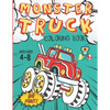 Monster Truck Coloring Book Kids Ages 4-8 Big Print !: 60 Unique Drawing of Monster Truck, Cars, Trucks, Мuscle cars, SUVs, Supercars and more p - Paperback