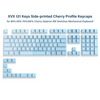 XVX Gradient X-Axis Series Side-Printed Cherry Profile 121-Key PBT Keycap Set