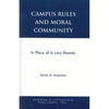 Campus Rules and Moral Community: In Place of in Loco Parentis - Paperback