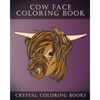 Cow Coloring Book: 30 Simple Line Drawing Cow Face Coloring Pages - Paperback