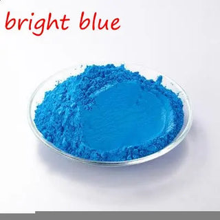 Buy bright-blue 500g/Bag Multicolour Pearl Mica Powder Pigment Light Purple Pearlescent Pigment for Cosmetic Making.