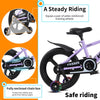 16-18 Inch Kids Bike with Training Wheels and Adjustable Seat