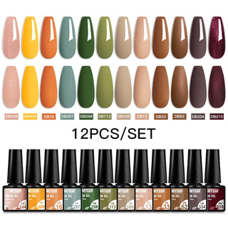 Buy zh23382 10/12pcs Spring Macaron Nail Gel Polish Set