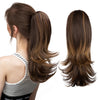 Synthetic Claw Clip in Ponytail Hair Extensions Hairpiece 14"