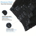 100% Real Human  Clip Ins Seamless