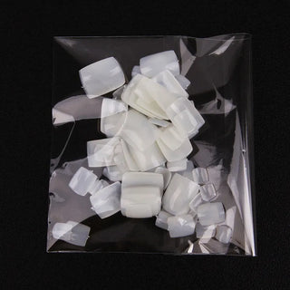 Buy transparent-piece1 Square False Toe Nails