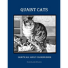 Quaint Cats Grayscale Adult Coloring Book - Paperback