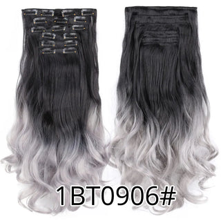 Buy 1bt0906 22Inch Synthetic Long Curly 16Clips Clip in Hair Extensions