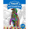 Penguin Adult Coloring Book: An Adult Coloring Book with 52 Cute Penguin Illustrations for Stress Relief and Relaxation. - Paperback