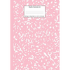 Marble Notebook A4: Pink Marble College Ruled Journal - Paperback
