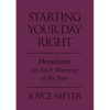 Starting Your Day Right: Devotions for Each Morning of the Year - Leather