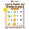 Learn Maths For Grade 2 and 3 - Logic Trainer For Kids Ages 7 to 9 - Paperback