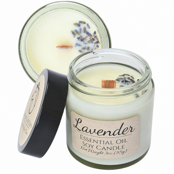 Lavender | Essential Oil | 3 oz Jar Candle