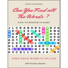 Train Your Brain Can You Find All the Words ? Easy to Medium to Hard Find Each Word If Yo Can 100 Various Puzzles: Word Search Puzzle Book for Adults, - Paperback