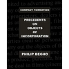Company Formation: Precedents on Objects of Incorporation - Paperback