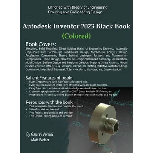 Autodesk Inventor 2023 Black Book (Colored) - Hardcover