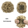 LARGE Comb Clip in Curly Hair Extension
