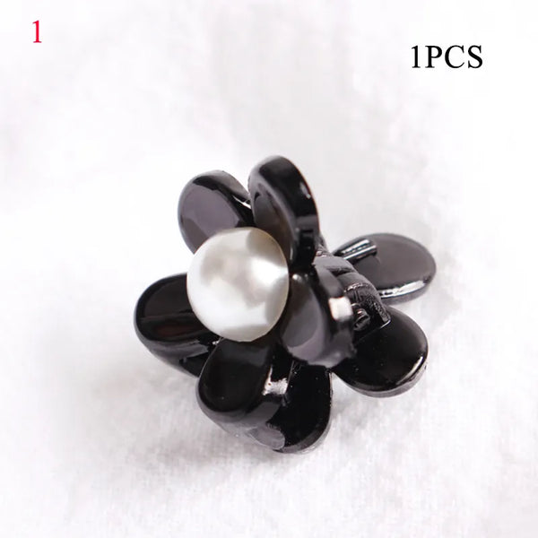 Korean Sweet Mini Round Pearl Hairpins for Women Girls Hair Claw Barrettes Hair Crab Clips Styling Make UP Tool Hair Accessories