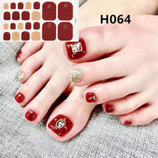 Buy h064 22Tips/Sheet Toenail Sticker