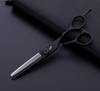 Professional Japan 440c 6 & 5.5 inch rainbow cut hair scissors set cutting shears thinning barber scissor hairdressing scissors
