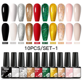 Buy zh20014 10/12pcs Spring Macaron Nail Gel Polish Set