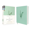 Niv, Journal the Word Bible, Double-Column, Cloth Over Board, Teal, Red Letter Edition, Comfort Print: Reflect, Take Notes, or Create Art Next to Your - Hardcover