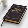 KJV Large Print Thumb Index Edition: Brown - Imitation Leather