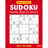 Sudoku Puzzles Book for Seniors Easy to Hard: 101 Easy Medium Hard 9x9 Sudoku Puzzles Games Book with Solution Vol.2 Large Print - Paperback