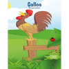 Gallos libro para colorear - Paperback