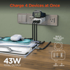HyperGear SpeedBoost 43W 3-Port Fast Phone and Watch Wall Charger