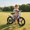 16-18 Inch Kids Bike with Training Wheels and Adjustable Seat